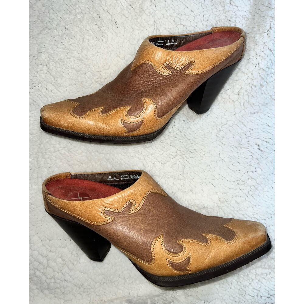 Twisted X Heeled Mules - size 8
